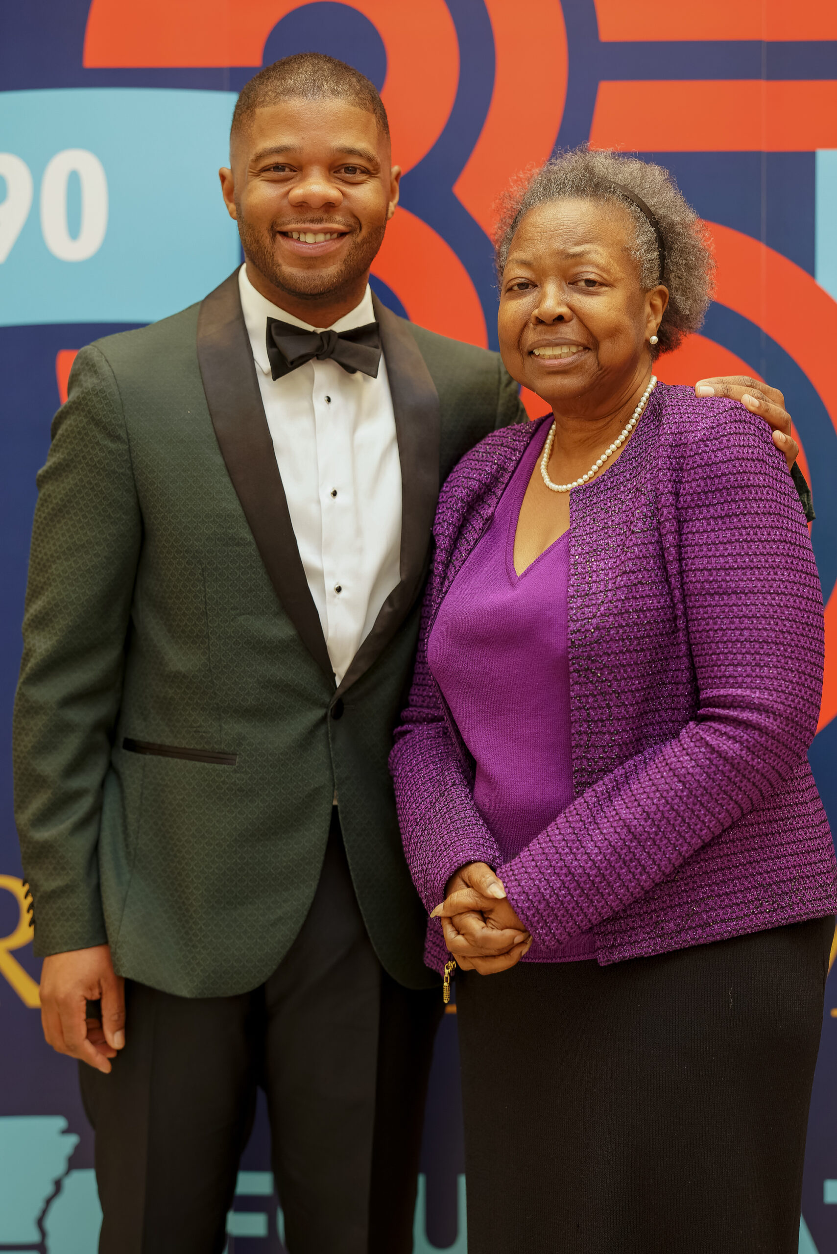 Foundation for the Mid South President and CEO Gregory Johnson stands with Dr. Ivye Allen at the 35th Anniversary Celebration.